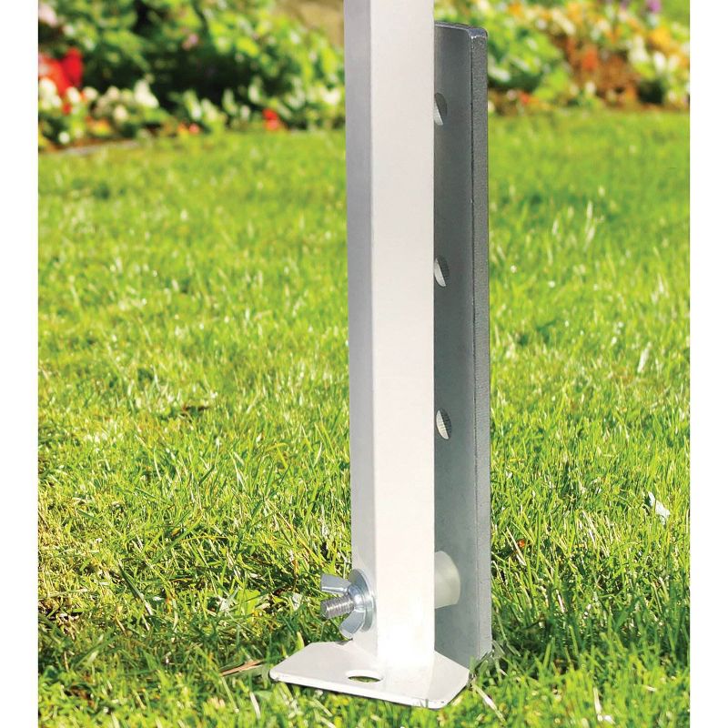 Quick Shade Weekender Elite 10 x 10 Foot Slant Leg Durable Pop Up Canopy, White