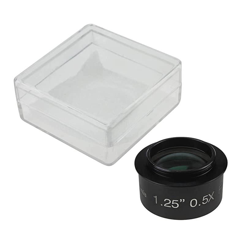 125quot 05X Reducer Corrector CMount Standard for C Or CS Mount CCTV Type Cameras with Telescopes Reduces The Focal Length for Visual and Photographic Use