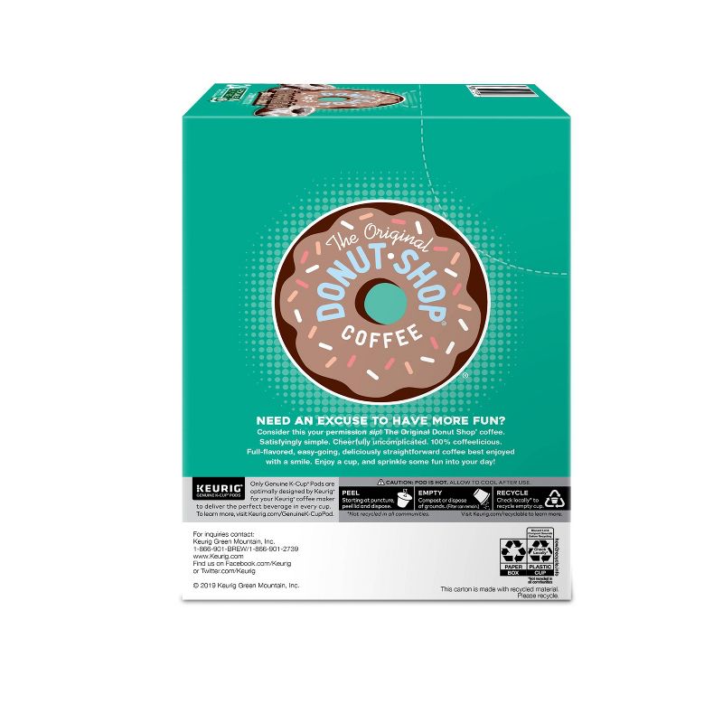 24ct The Original Donut Shop Chocolate Glazed Donut Keurig K-Cup Coffee Pods Flavored Coffee Medium Roast