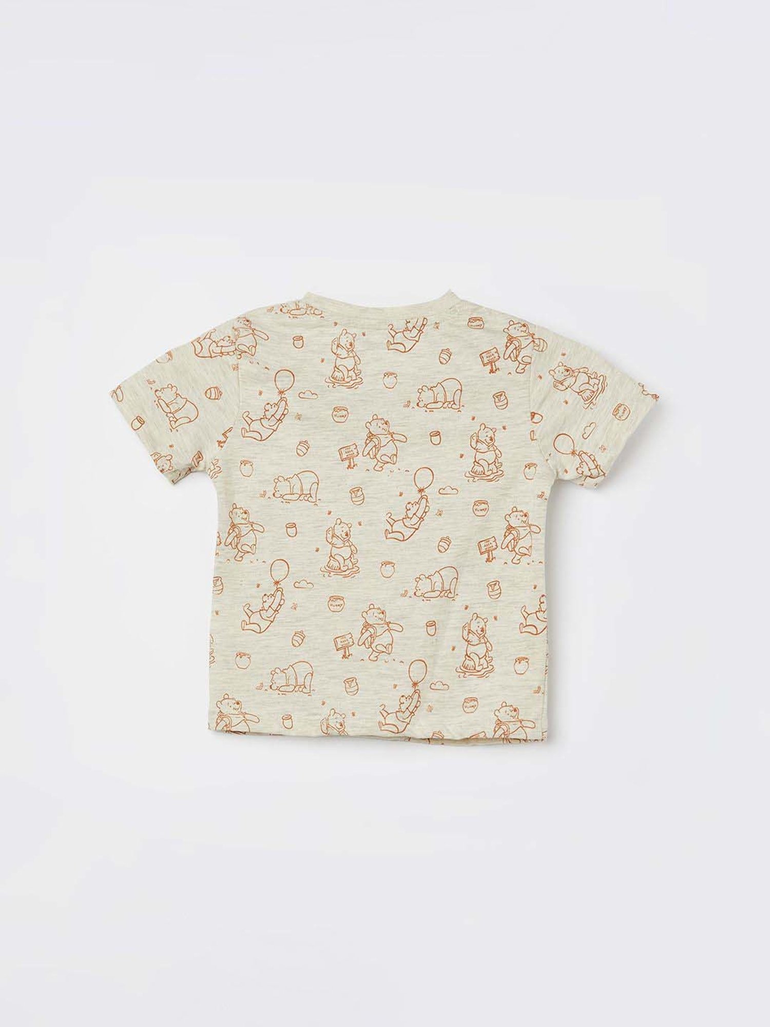Juniors by Lifestyle Boys Beige Cotton Printed Coordinate Set