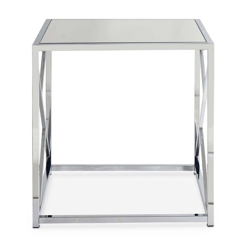 3pc Stella Occasional Table Set Chrome - Picket House Furnishings