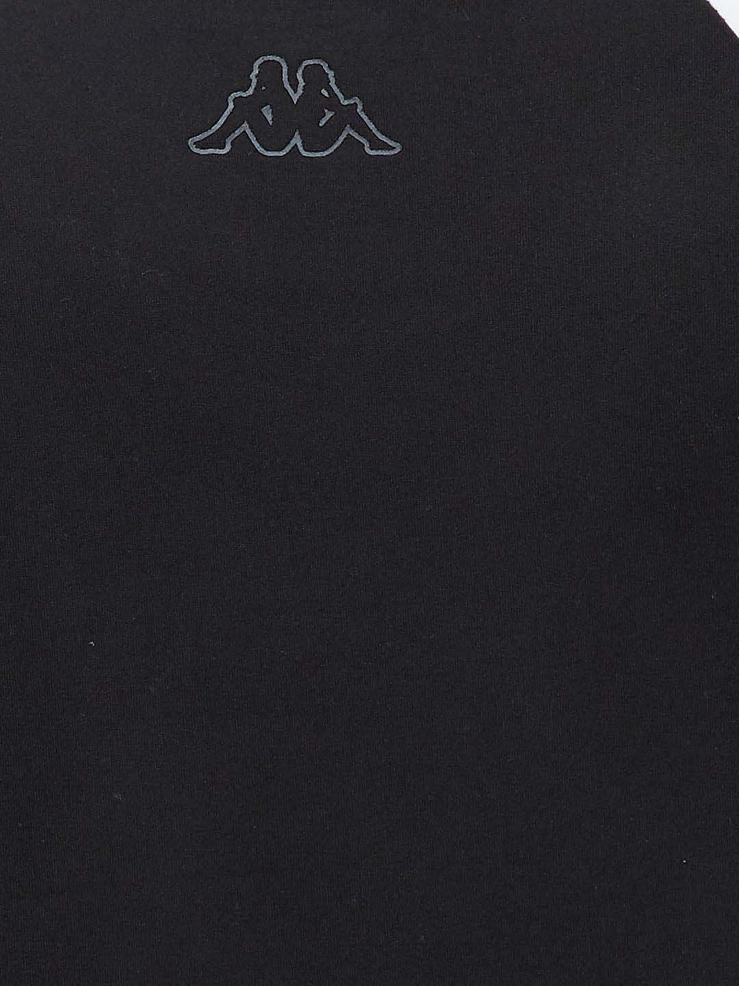 KAPPA Black Printed Sports T-Shirt