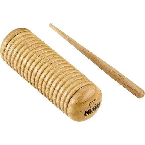 nino percussion kids' guiro wooden shell and shaker filling, includes scrapernot made in chinafor classroom percussion music or playing at home, 2year warranty nino520