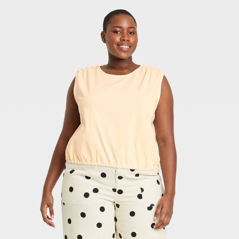Women's Plus Size Tank Top - Who What Wear™ Yellow 3X