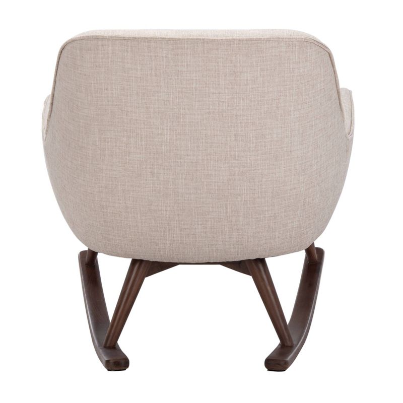 Wooden Rocking Chair Brown - Benzara