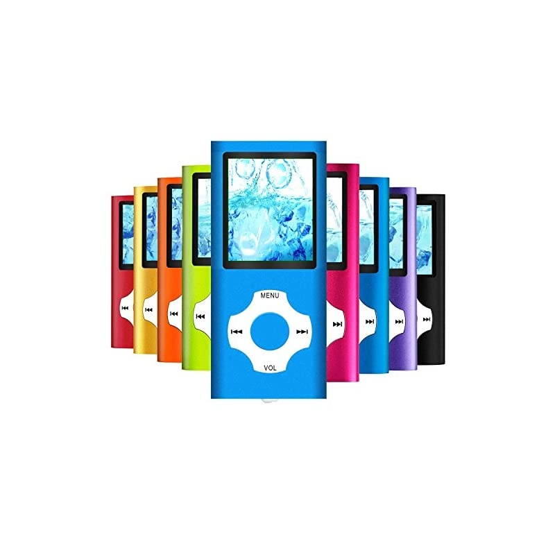 MP3 Player / MP4 Player, MP3 Music Player with 32GB Memory SD Card Slim Classic Digital LCD 1.82'' Screen Mini USB Port with FM Radio, Voice Record