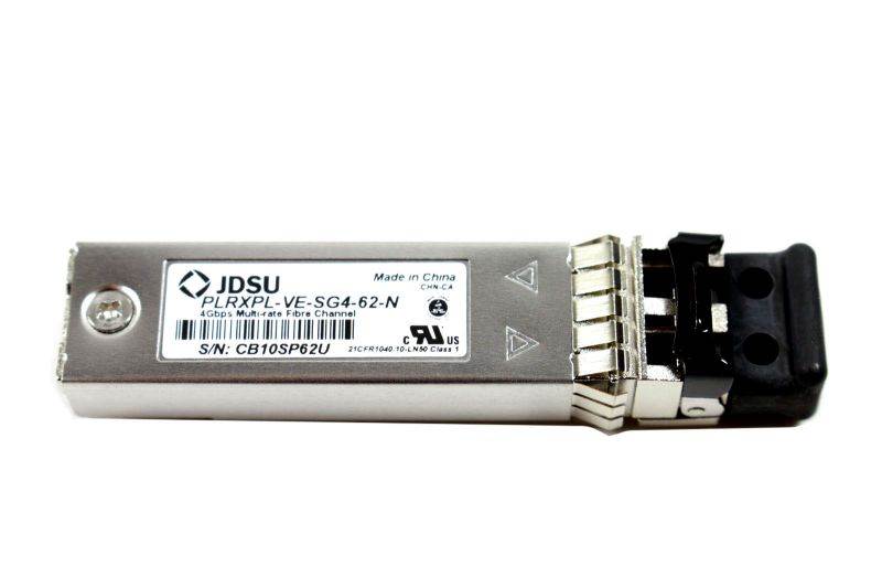 Lot of 4 New JDSU PLRXPL-VE-SG4-62-N 4Gb Multi Rate Fibre Channel SFP Tranceiver 4RD54