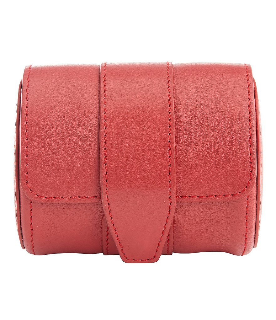 ROYCE New York Single Leather Executive Travel Roll