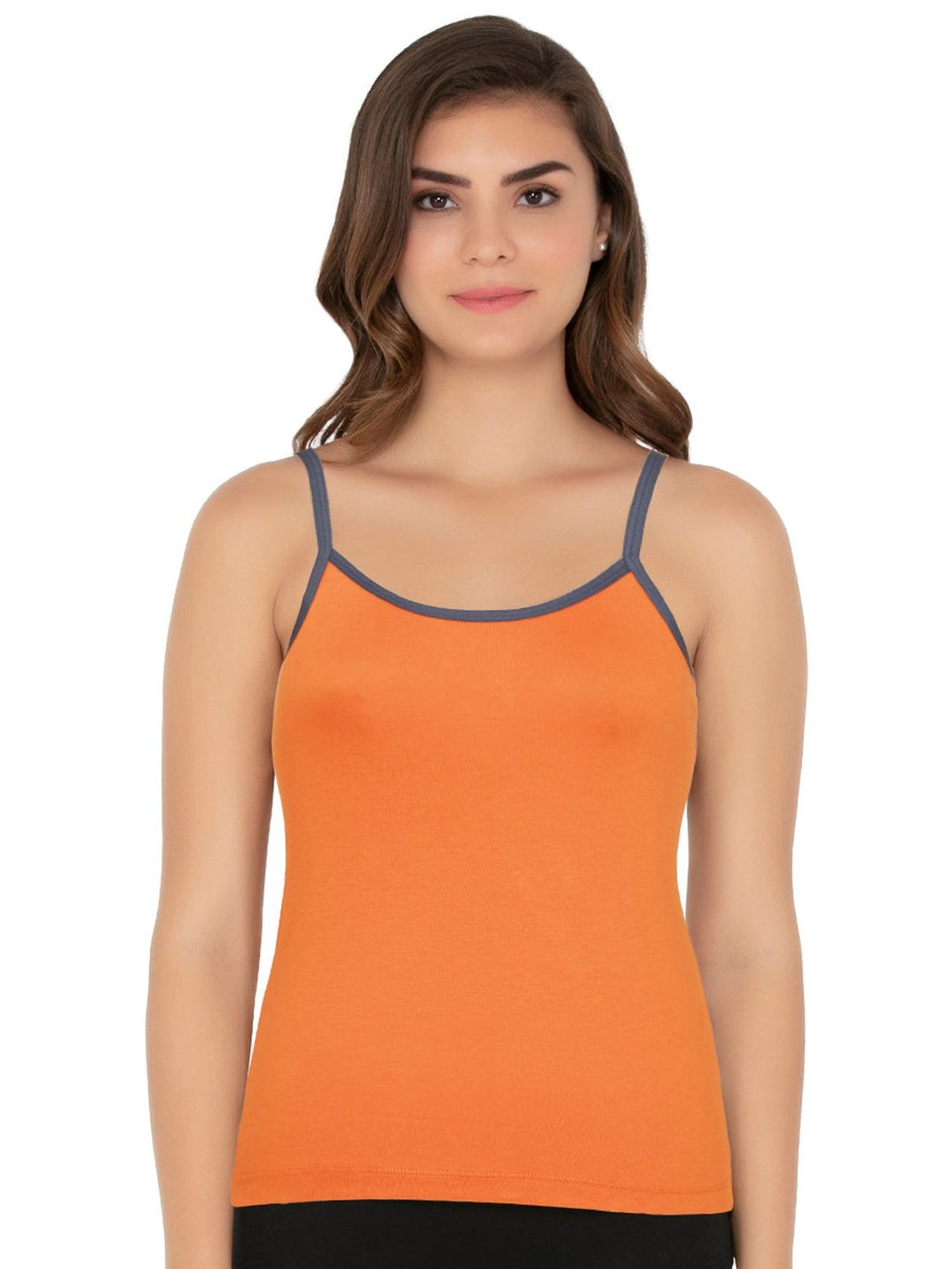 Amante Orange Cotton Camisole