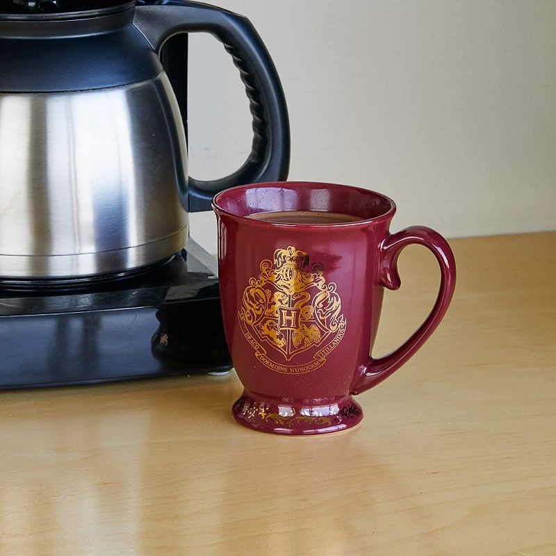 Paladone Products Ltd. Harry Potter Hogwarts Crest 8.8 Ounce Ceramic Mug
