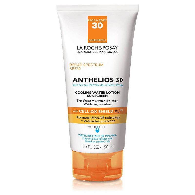 La Roche-Posay Anthelios Cooling Water-Lotion Face and Body Sunscreen SPF 30 - 5.0oz