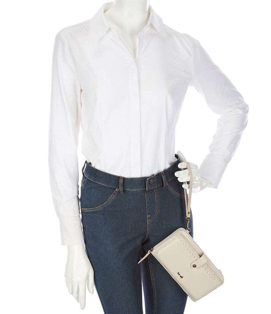 The Sak Iris Large Smartphone Leather Convertible Crossbody Wristlet