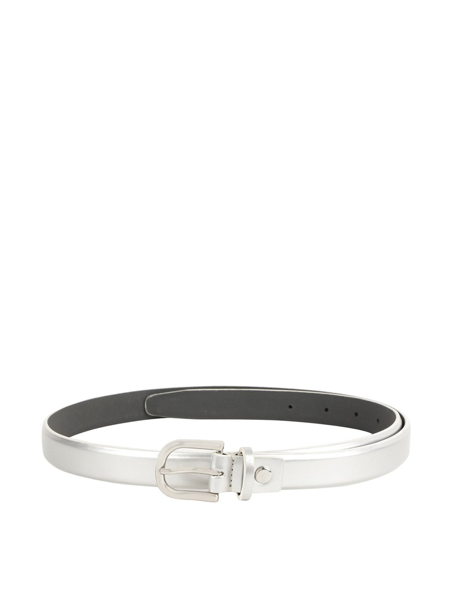 Alvaro Castagnino White Narrow Belt for Women