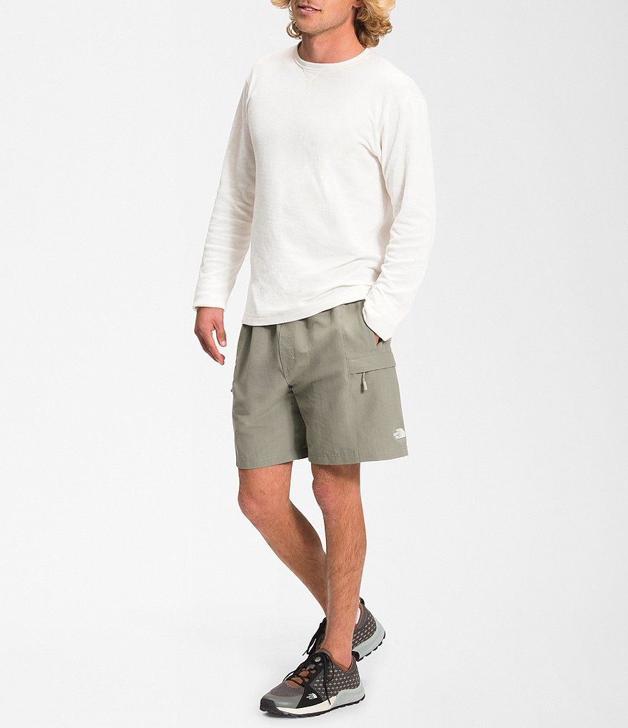 The North Face Relaxed-Fit Class V Belted 9#double; Inseam FlashDry Shorts