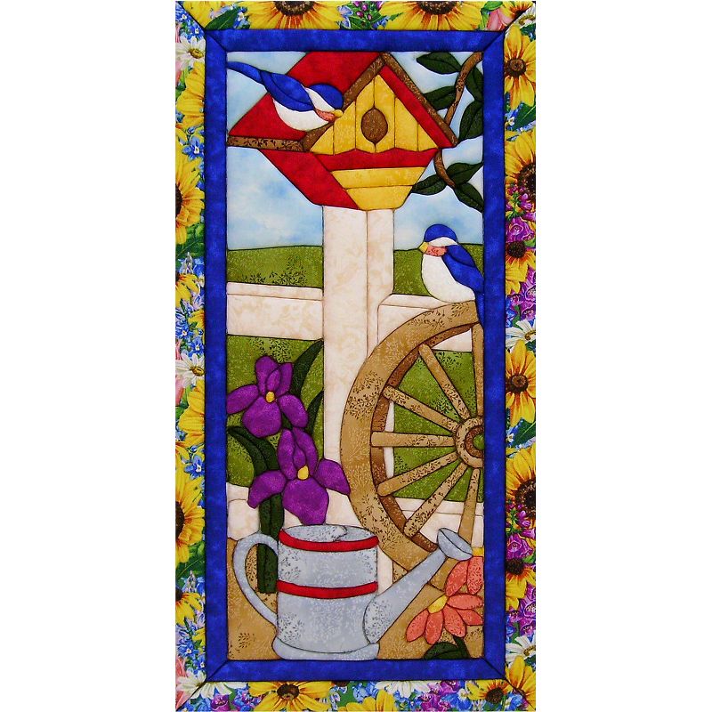 Quilt-Magic No Sew Wall Hanging Kit-Garden