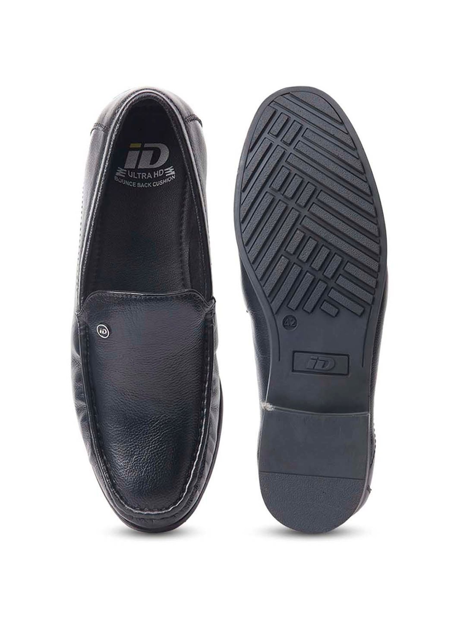 ID Men's Black Formal Loafers