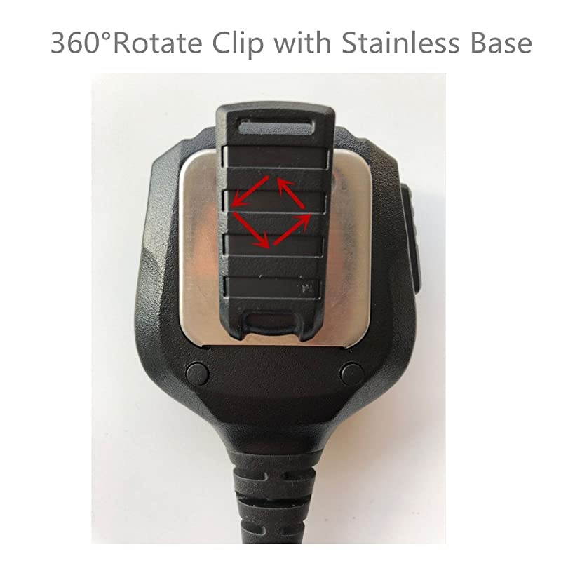 TYT Remote HandShoulder Speaker Mic Microphone for Digital DMR Dual Band Radio TYT MD2017 MD398 IP67 Waterproof Two Way Radio for RT82 RT83 RT87 V2017