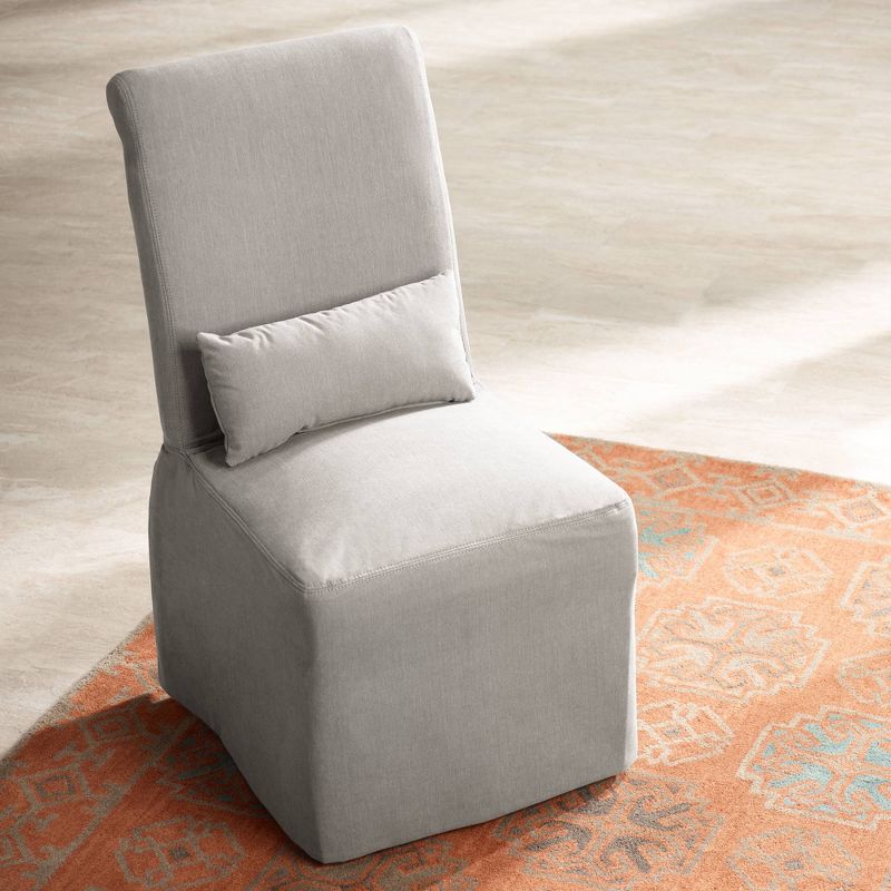 55 Downing Street Naomi Petyon Slate Armless Dining Chair