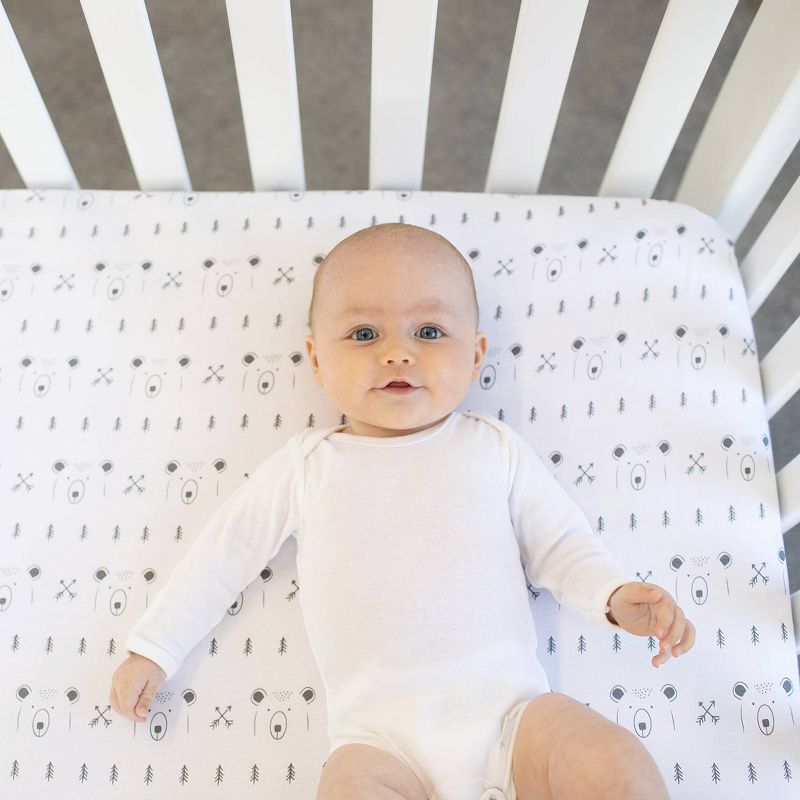 Trend Lab Fitted Crib Sheet - Peak a Bear