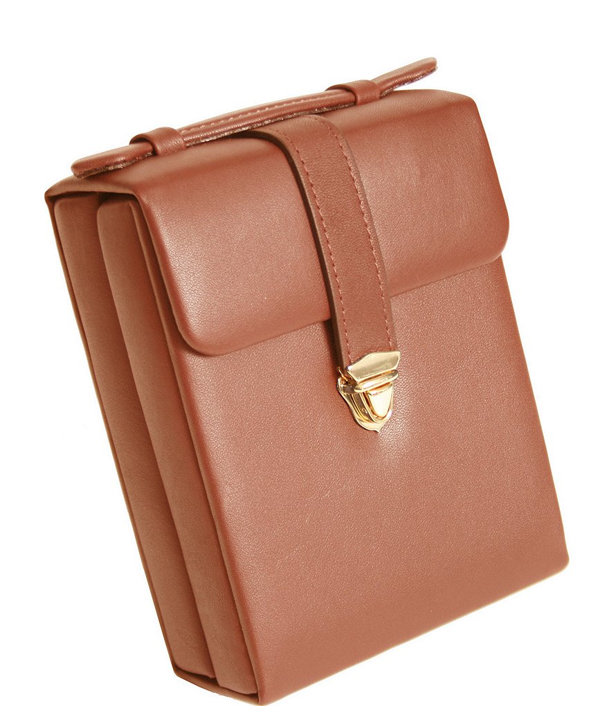 ROYCE New York Leather Ladies' Pocketbook Jewelry Case