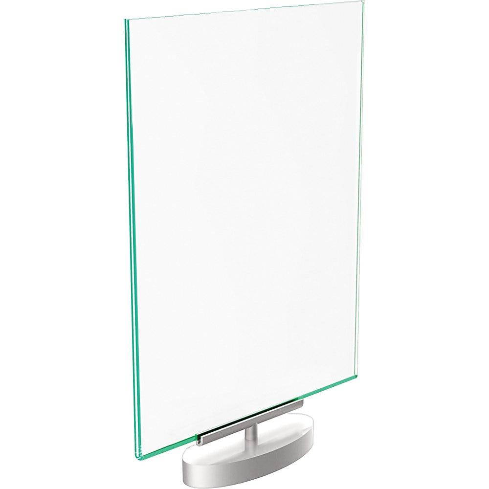 Deflect-o 691490 Sign Holder 7" x 5" - Plastic - 1 Each - Clear