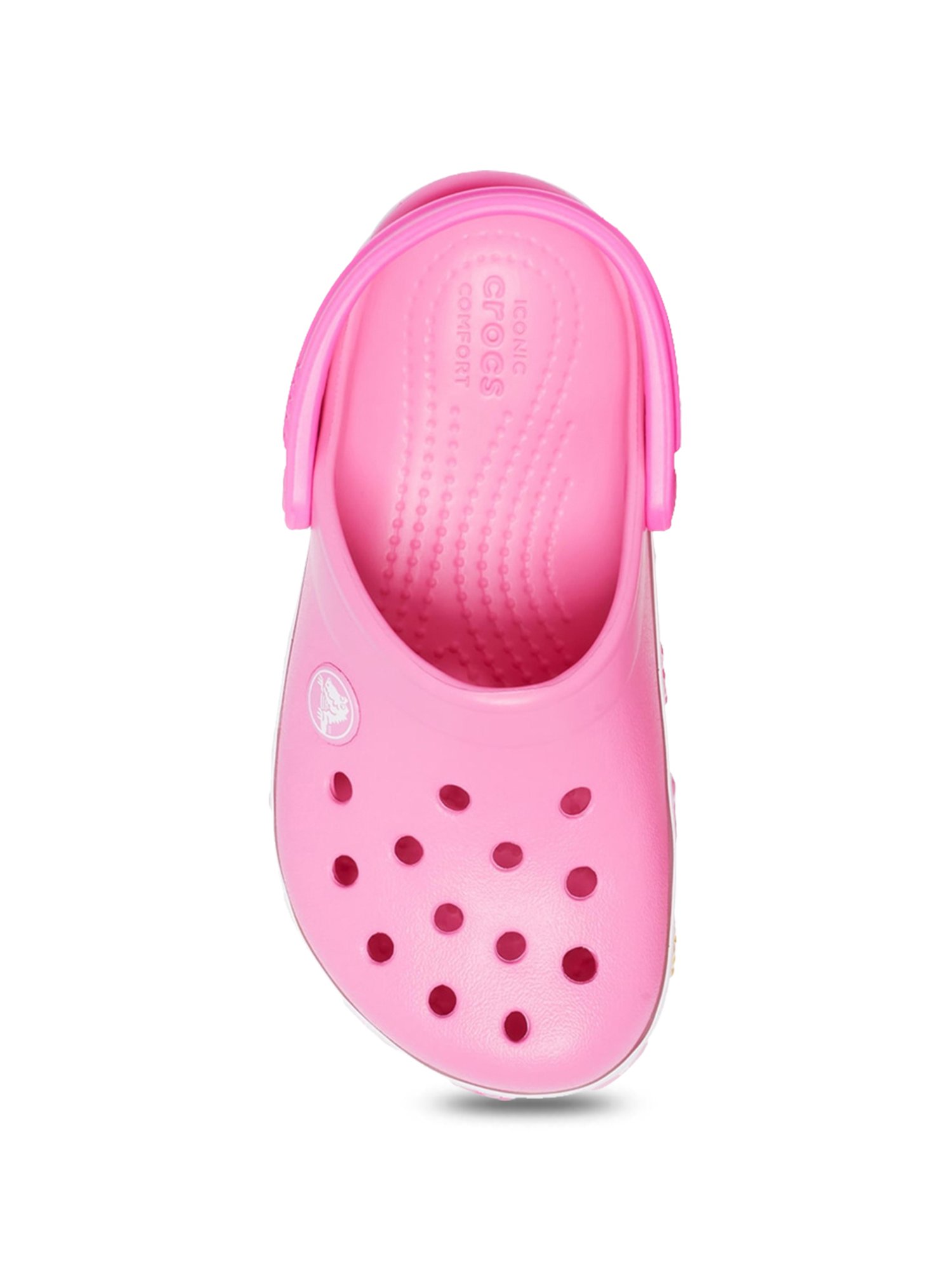 Crocs Kids FunLab Pink Back Strap Clogs