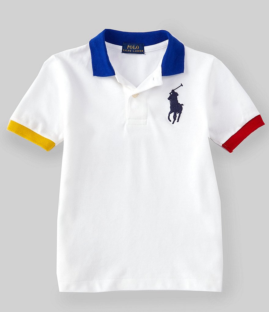 Nautica Big Boys 8-20 Short-Sleeve Vertical Logo Polo