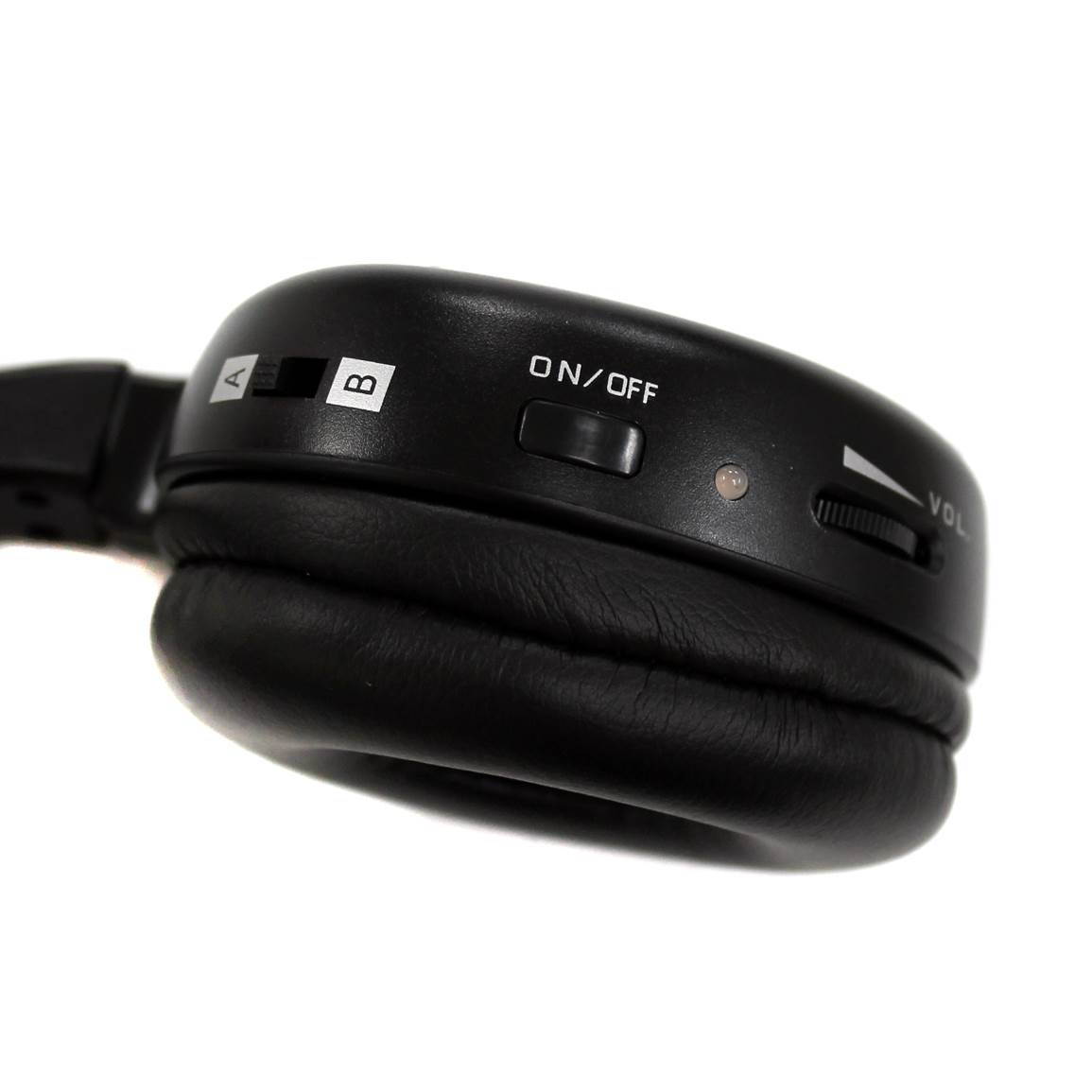 Audiovox IR2 Dual Channel Wireless Fold Flat Headphones