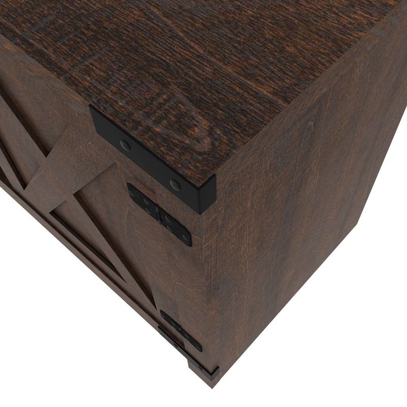 Claret Media Console Table Brown - RST Brands