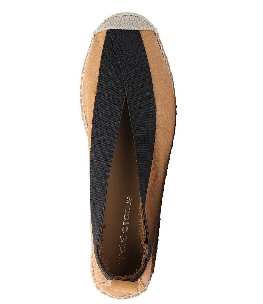 Andre Assous Lulu Leather Slip-On Espadrilles