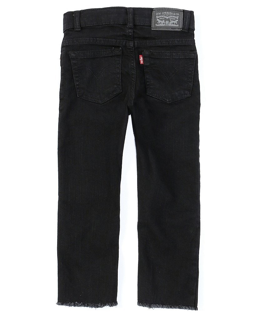 Hippie Girl Little Girls 4-6X REPREVE Destructed Denim Skinny Jeans