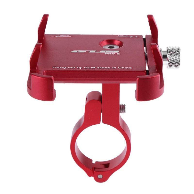 GUB Aluminium Alloy Phone Mount bracket Stand Mountain Bike Mobile Phone Holder Bicycle phone holder For Cycling Cradle Clamp