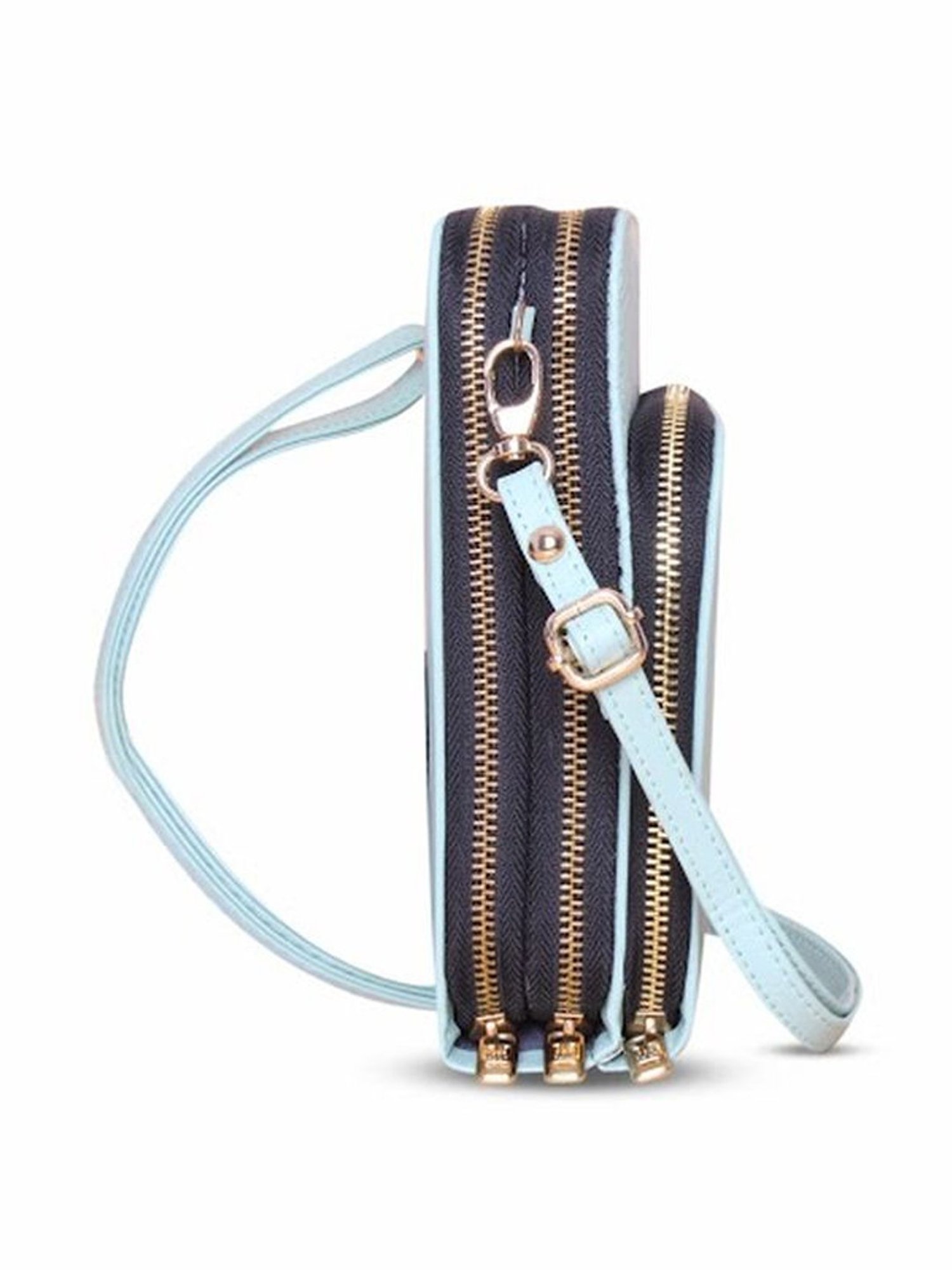 THE HOLISTIK Rover Mint Green Solid Medium Cross Body Bag