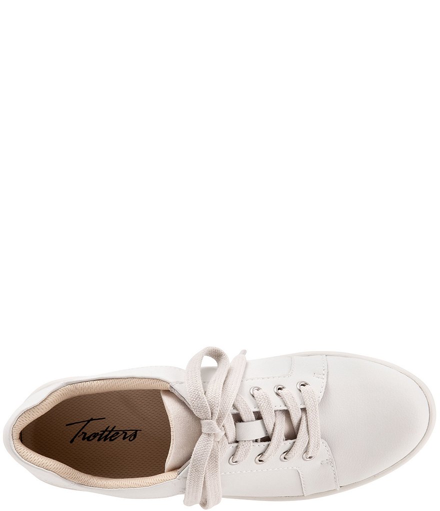 Trotters Adore Leather Lace-Up Sneakers