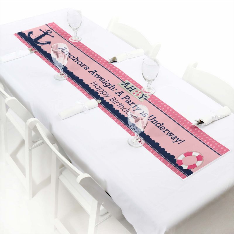 Big Dot of Happiness Two Much Fun - Boy - 2nd Happy Birthday Decorations Party Banner