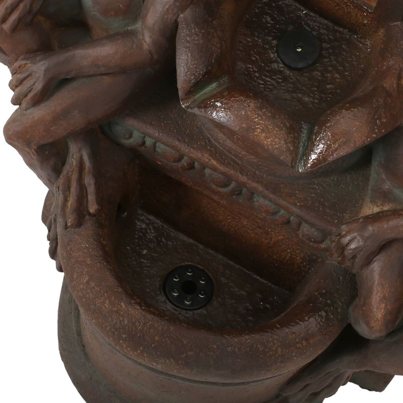 37.25" Los Sapos Faux Stone Fountain - Christopher Knight Home