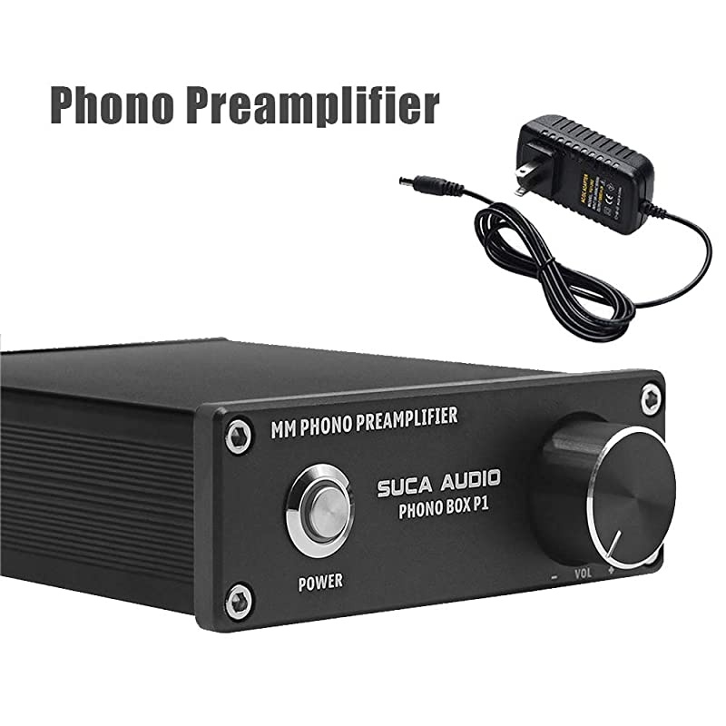 Phono Turntable Preamp,  Mini Phono Preamp Hi-Fi RIAA MM Turntable Pre Amp Low Noise with RCA Input & Output - Compatible with LP Vinyl Recorder Players