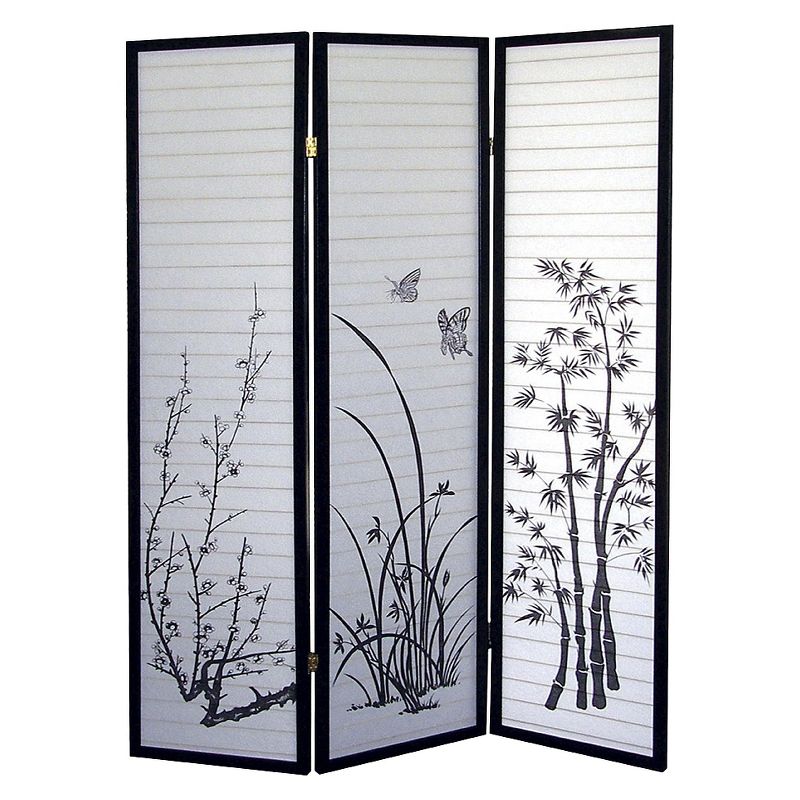 3 Panel Room Divider Scenery - Ore International