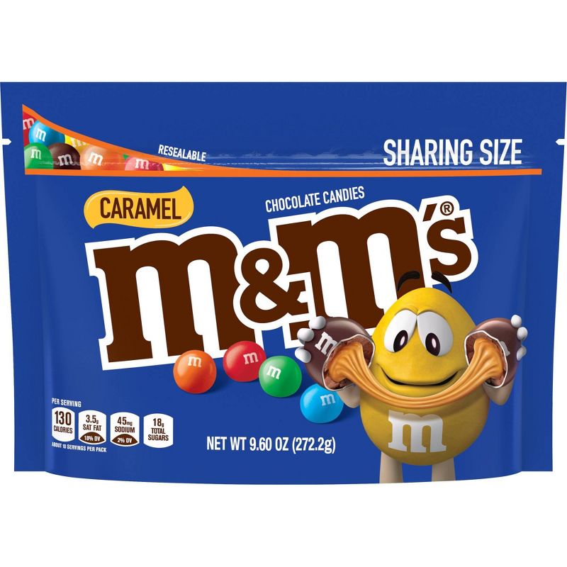 M&M's Sharing Size Caramel Chocolate Candies - 9.6oz