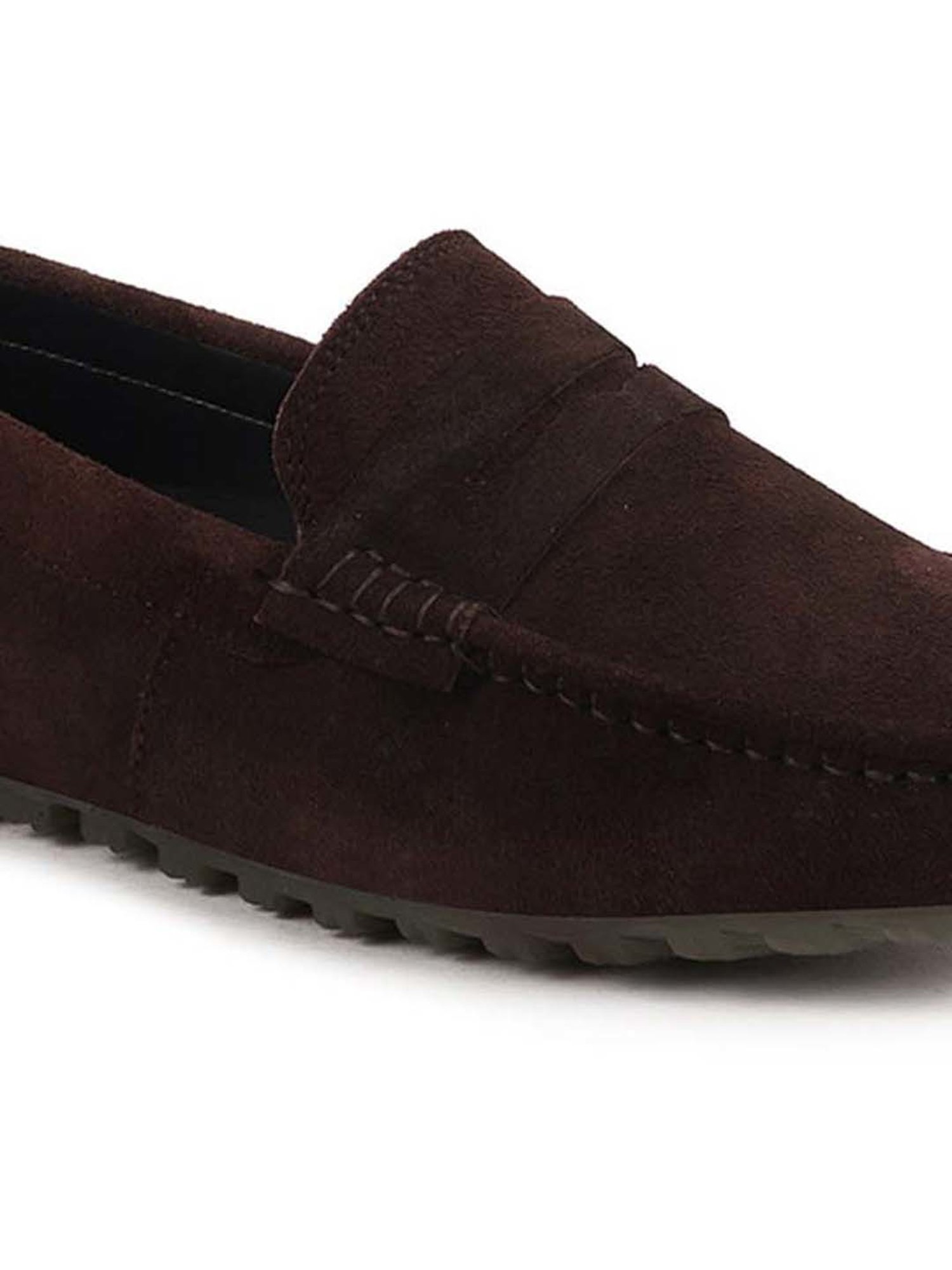 Fausto Men's Dark Brown Casual Loafers