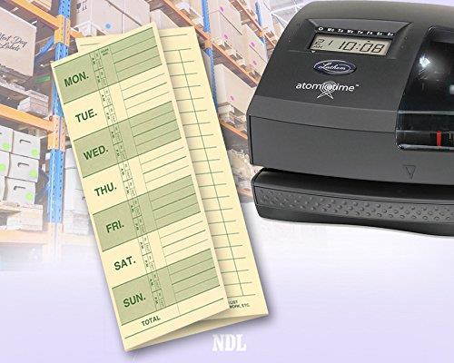 Employee Attendance Weekly Time Card (Pack of 250)