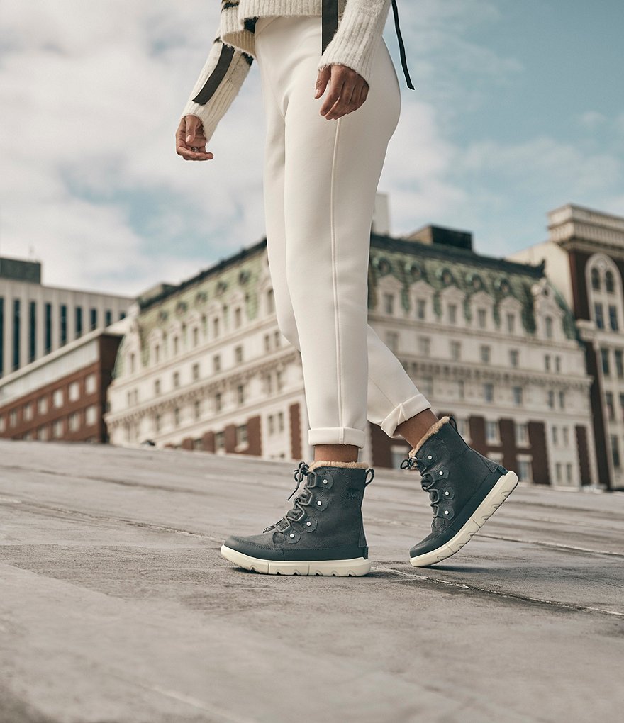 Sorel Explorer II Joan Waterproof Suede Booties