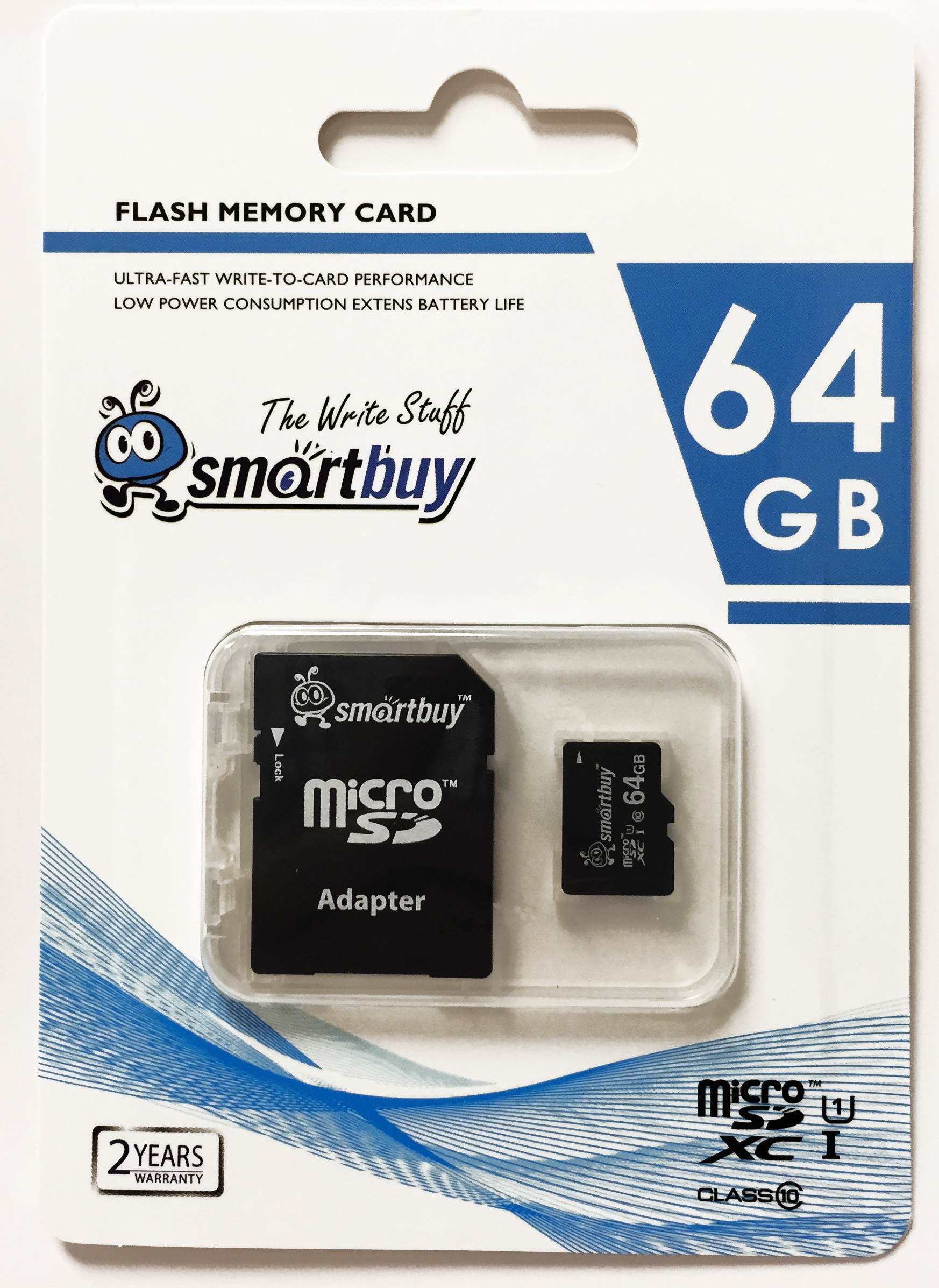 Smartbuy Micro SDXC Class 10 TF Flash Memory Card SD XC C10 Ultra U1 UHS-I HD For Camera Mobile Phone Tab GPS MP3 TV + Adapter + Mini Case (64GB- 5 Packs)
