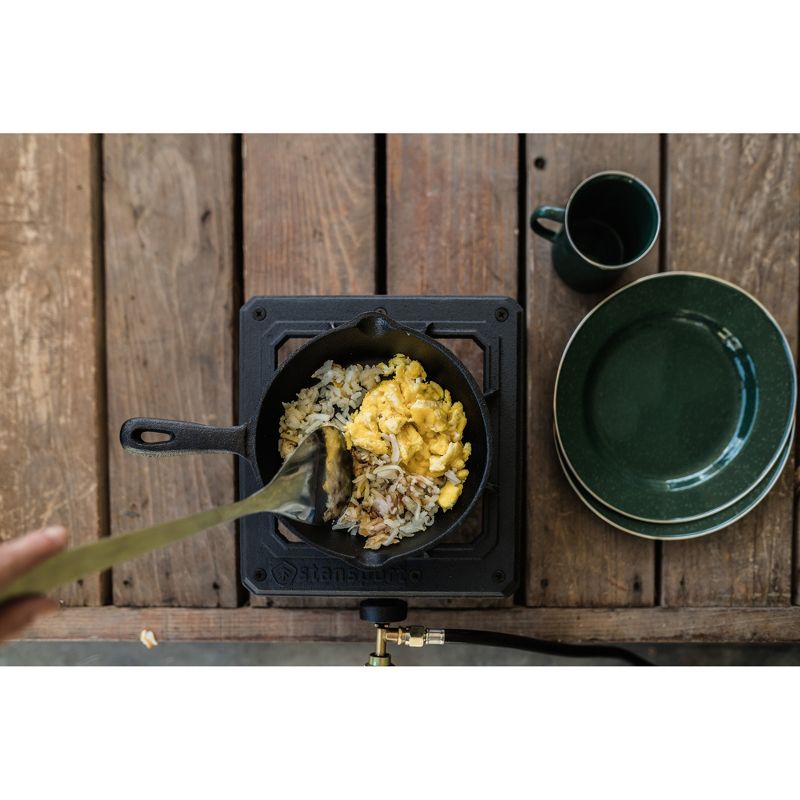 Stansport Enamel Camping Tableware Set 24 Pieces Green