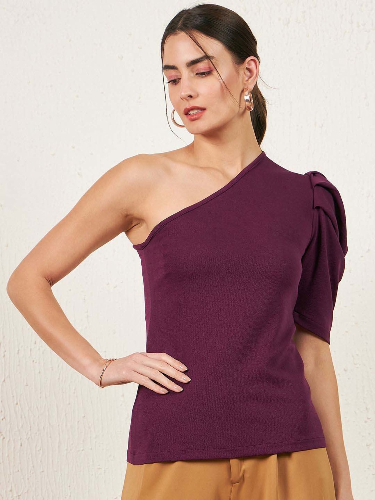 Rare Purple Regular Fit Top