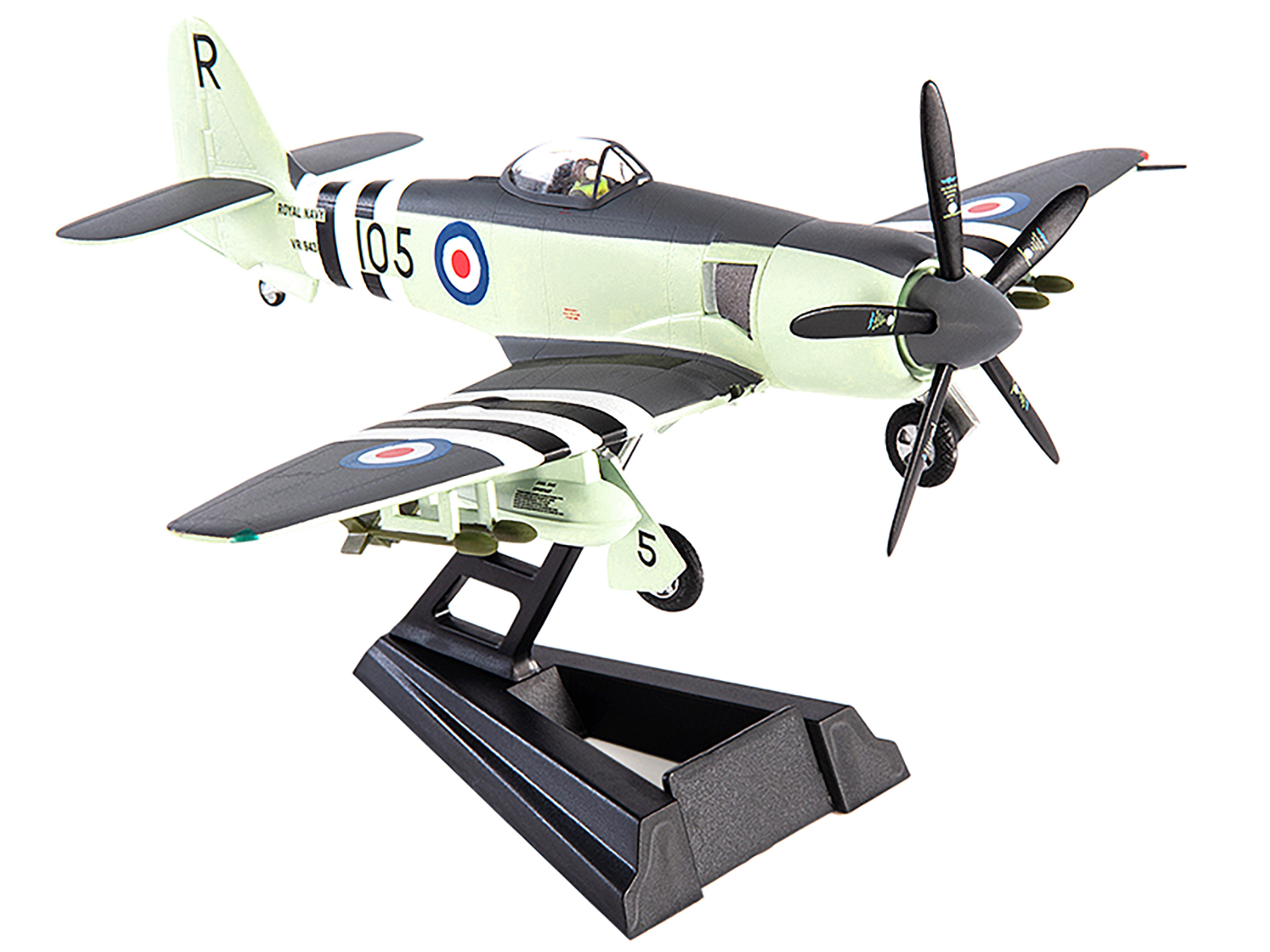 Hawker Typhoon Mk IB Fighter-Bomber Aircraft "No. 245 (Northern Rhodesian) Squadron" Royal Air Force (1942) "Planes of World War II" Series 1/72 Diecast Model Airplane by Luppa