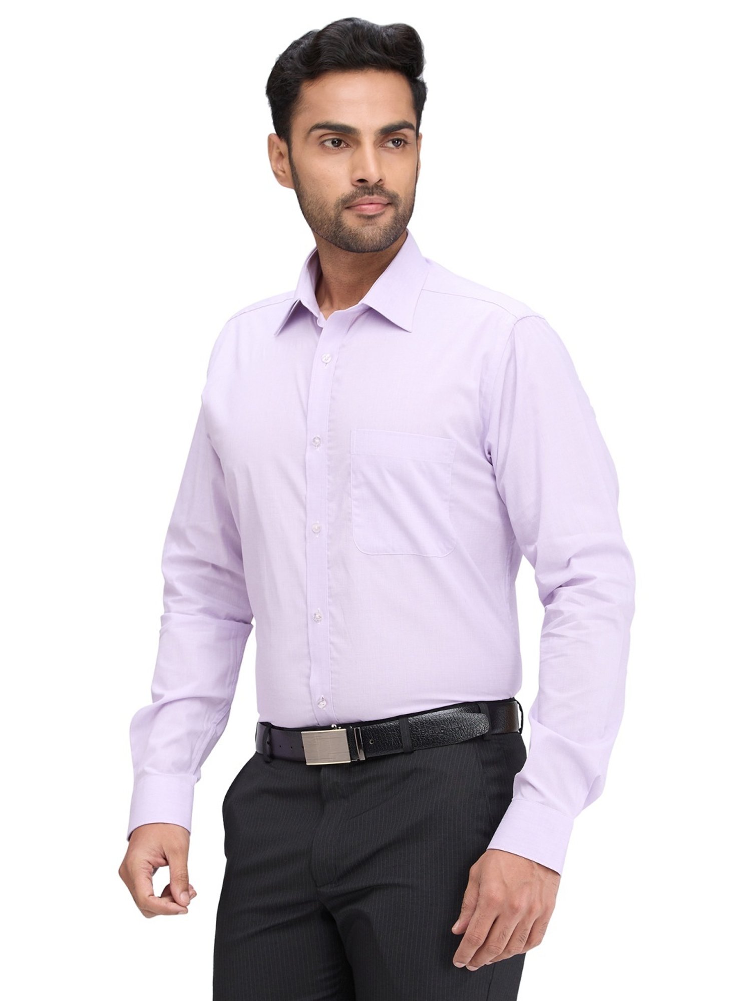 Raymond Violet Slim Fit Shirt
