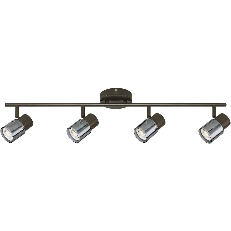 Pro Track 4-Light Bronze Finish LED Track Fixture