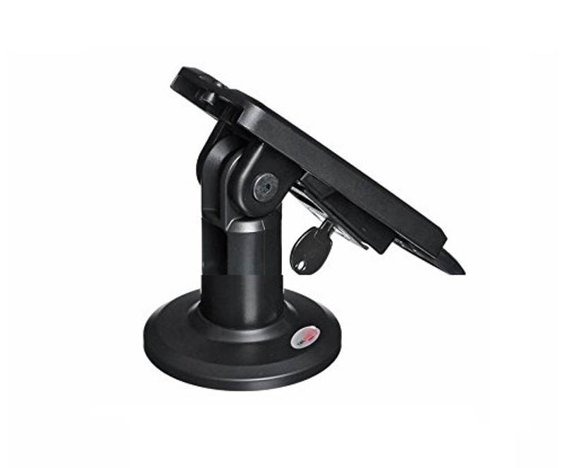 Lower height 3" Stand for Ingenico iSC480 with Key and Lock &reg; Securely and invisibly holds the device in place. Tilts 140&deg; - No Swivel