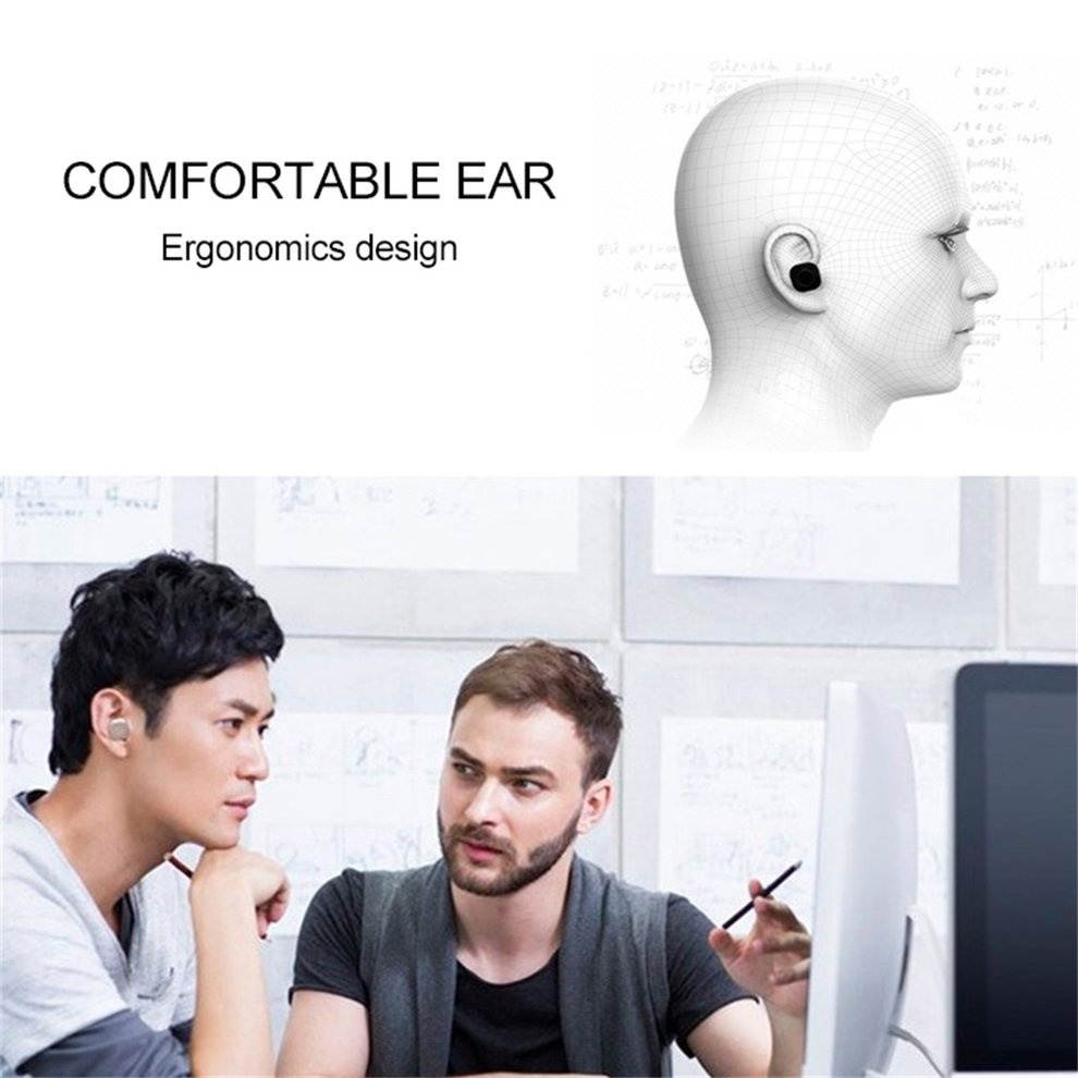 Earpiece 2 In1 Wireless V4.1 Super Stereo Bass Earphone Wireless Earbuds,pink